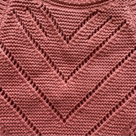 House of Harlow 1960 Crochet Knit Cropped Sleeveless Sweater M Medium NWT - Picture 4 of 10